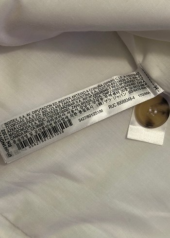 Zara Zara Beyaz Keten Kadın Blazer Ceket