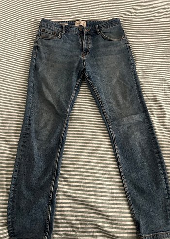 Pull&Bear erkek jean mavi - Görsel 2