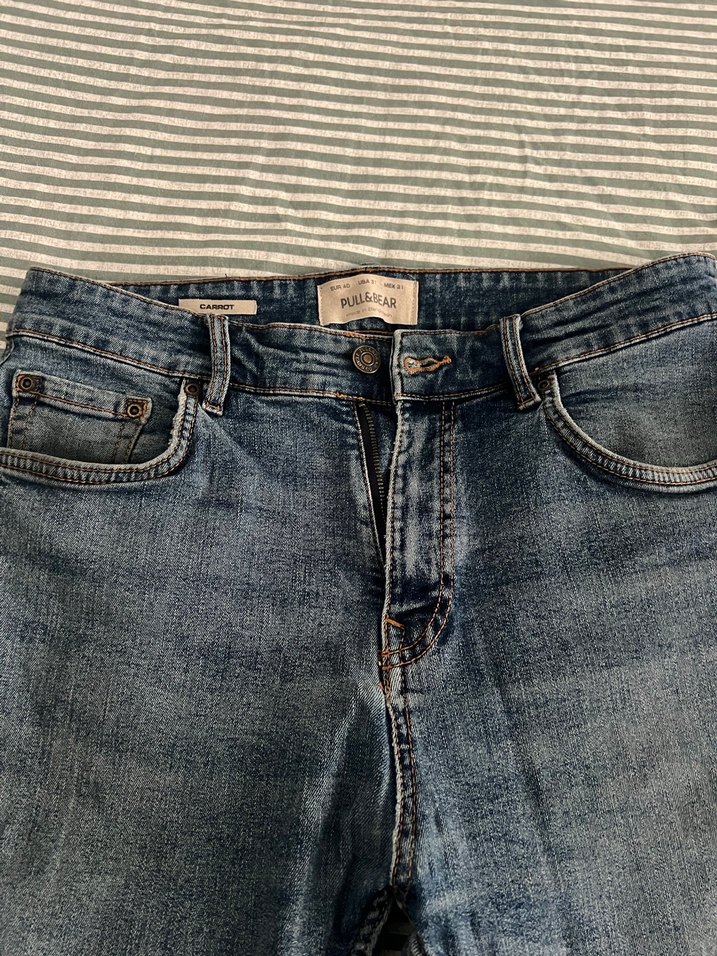 Pull&Bear erkek jean mavi - Görsel 3