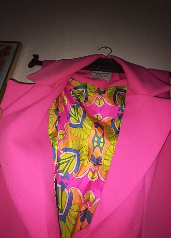 38 Beden pembe Renk blazer yelek