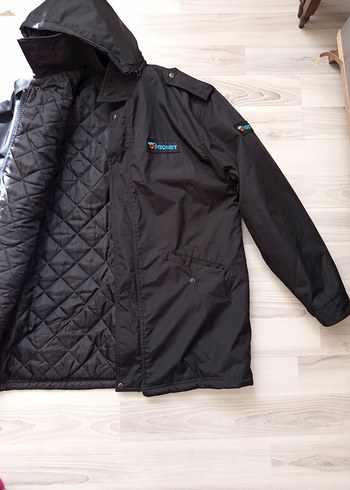 l/xl Beden siyah Renk Düğmeli Siyah güvanli Ceketi
