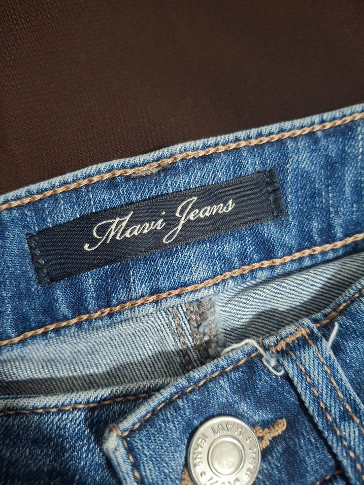 Kadın Lacivert Mini Denim Şort - Görsel 2