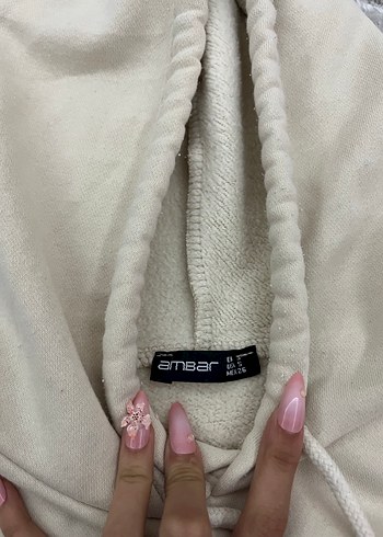 Diğer Brooklyn Baskılı Kahverengi Kapüşonlu Sweatshirt