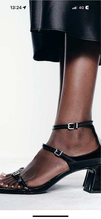 Zara rugan topuklu sandalet