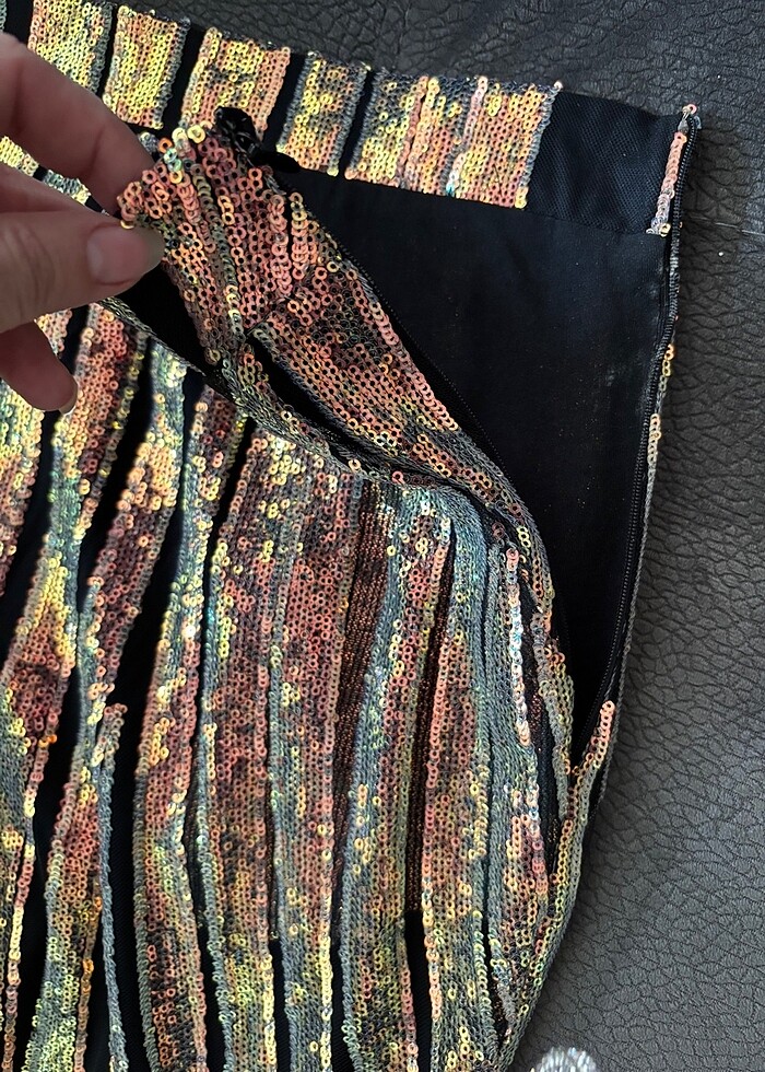 Payetli pantolon - Görsel 3