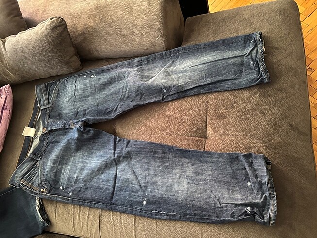 xl Beden lacivert Renk Zara kot pantolon