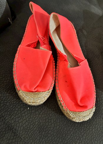 Püsküllü Pembe Süet Kadın Dolgu Topuklu Babet - Görsel 7