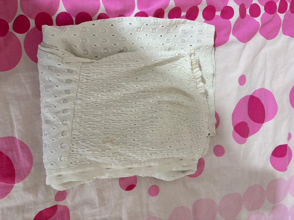 Dantel Detaylı Beyaz Uzun Tulum - Görsel 3