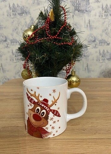 Beden Yeniyıl yılbaşı noel temalı kupa bardak