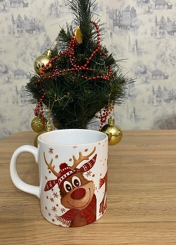 Yeniyıl yılbaşı noel temalı kupa bardak 