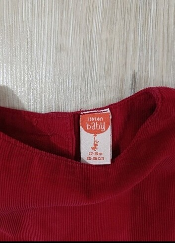 1 Yaş Beden Koton Kids kız çocuk elbise