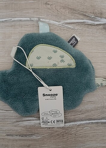 Snoozebaby Peluş Oyuncak Gri Sis 15 Cm Polyester Mavi-Gr - Görsel 2