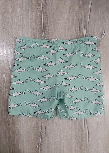 Turkuaz Baskılı Erkek Çocuk Mayo Şortu - Görsel 6