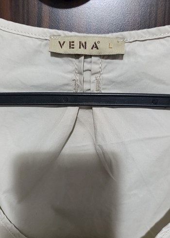 Bej Keten Düğmeli Kolsuz Kadın Tulum - Görsel 6