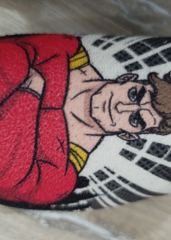 Renkli Rock Punk Erkek Çocuk Terliği - Görsel 4