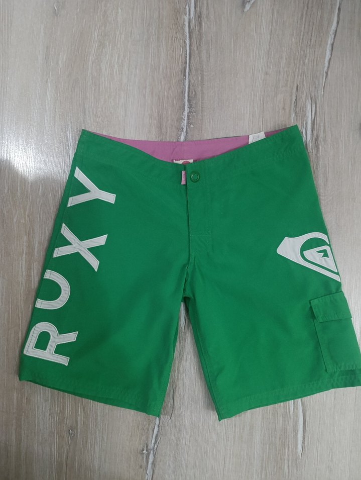 Roxy Yeşil Baskılı Mini Erkek Şort 12 yas - Görsel 2
