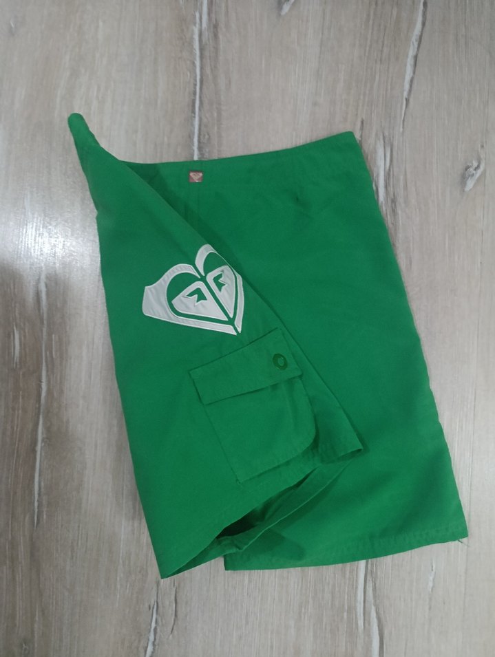 Roxy Yeşil Baskılı Mini Erkek Şort 12 yas - Görsel 5