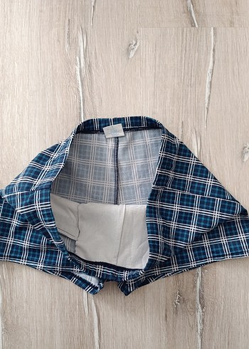 Erkek Lacivert Kareli Mini Boxero - Görsel 6