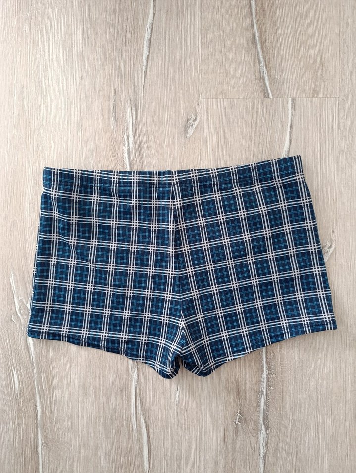 Erkek Lacivert Kareli Mini Boxero - Görsel 2