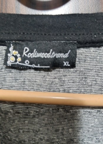 Gri Desenli Kısa Kollu Triko Mini Elbise - Görsel 2