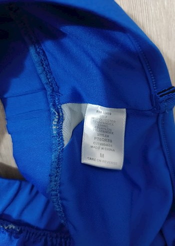 m Beden mavi Renk Parlak Mavi Spor Sütyeni Mini Boy