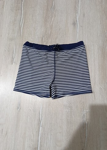 Çizgili Erkek Çocuk Mayo Şortu 13-14 yas - Görsel 5