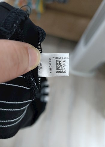 11-12 Yaş Beden siyah Renk Adidas Siyah Mini Spor Sütyeni