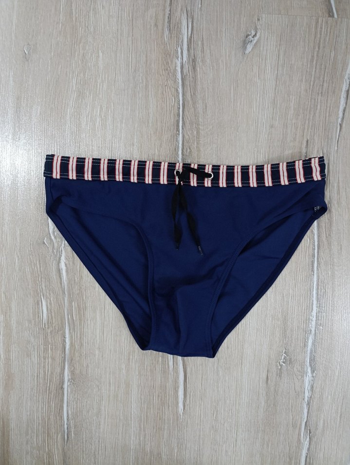 Erkek Mini Mavi Kemerli Mayo - Görsel 2