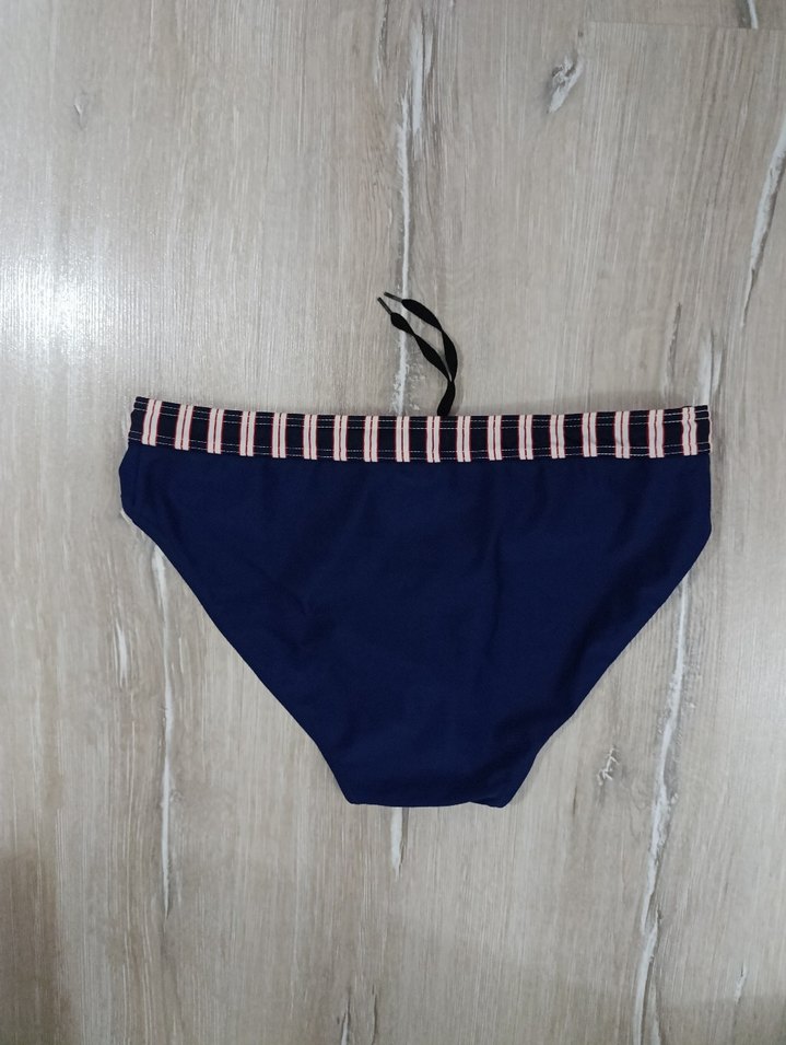 Erkek Mini Mavi Kemerli Mayo - Görsel 4