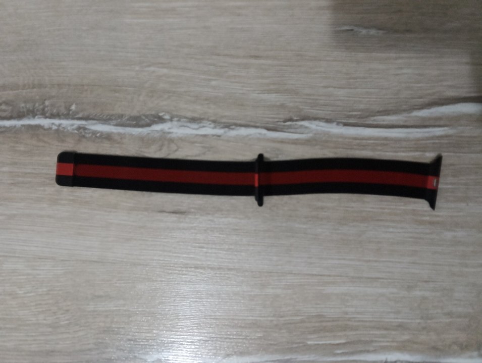 Kırmızı Siyah Modern Erkek Saat Kayışı - Görsel 5