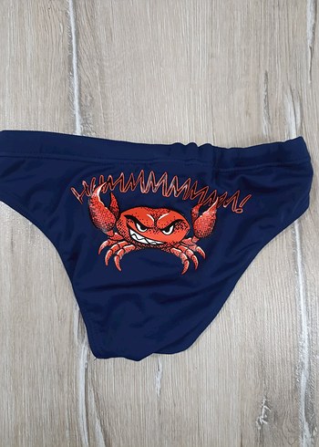 Erkek Lacivert Düz Kesim Yüzücü Mayo - Görsel 5