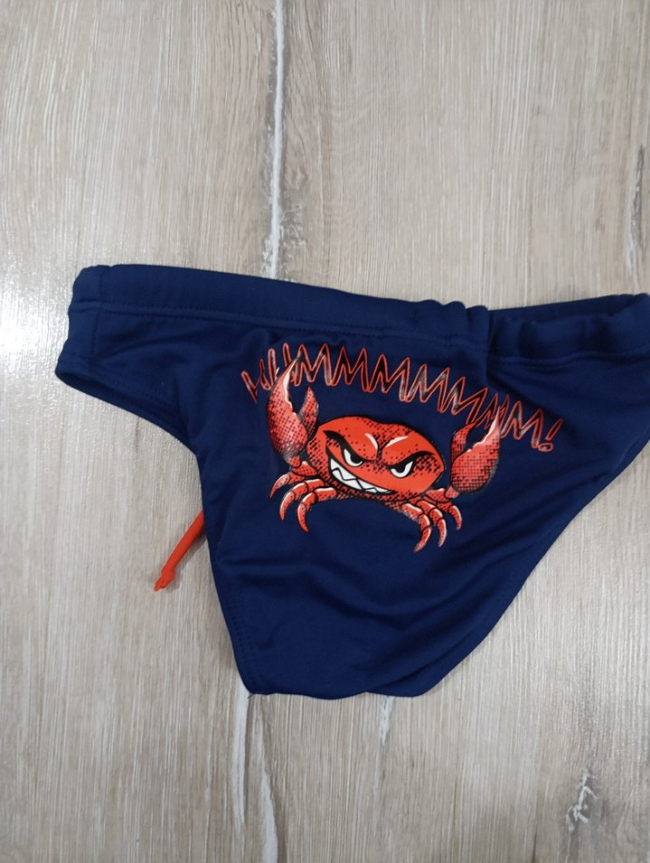 Erkek Lacivert Düz Kesim Yüzücü Mayo - Görsel 4