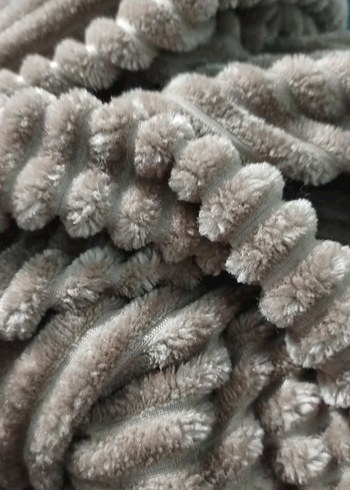 Gri Yumuşak Dokulu Battaniye - Görsel 4