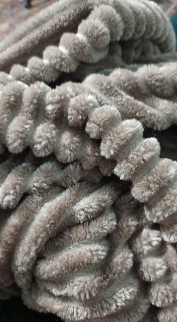 Gri Yumuşak Dokulu Battaniye - Görsel 4