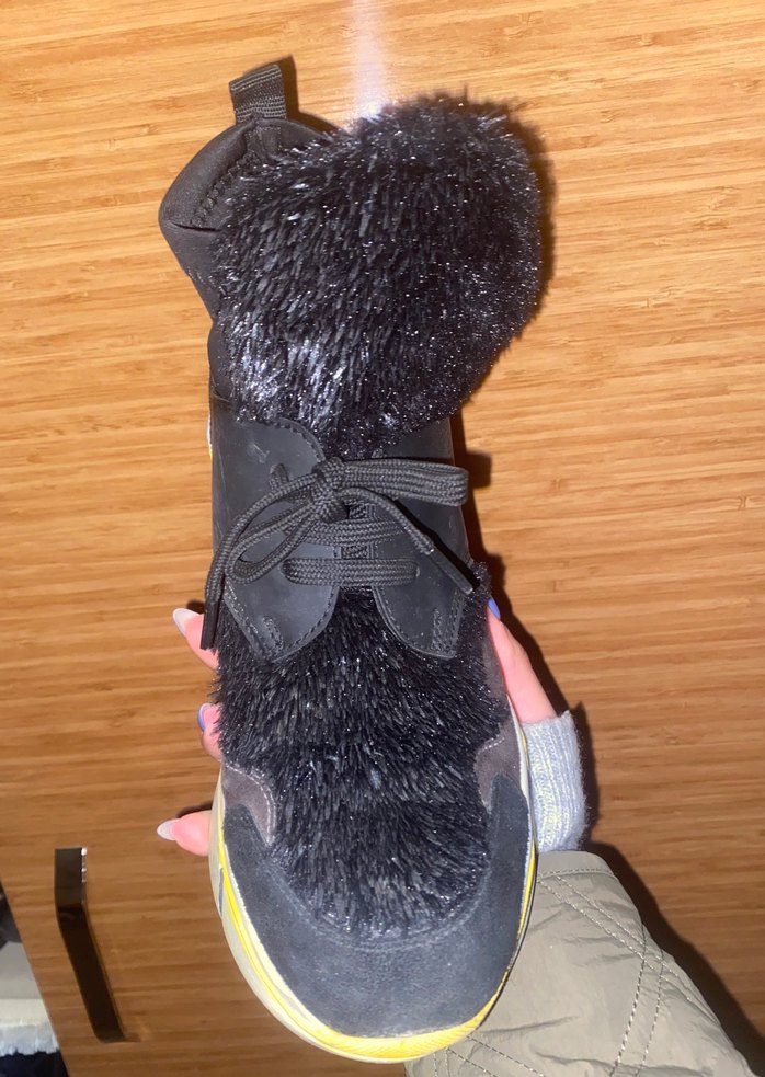 ELLE Siyah Bağcıklı Spor bot - Görsel 3