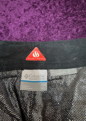 xl Beden siyah Renk Columbia Gri Erkek Kayak Pantolonu