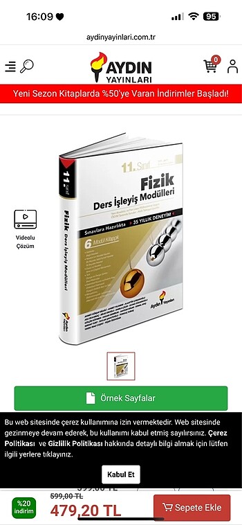 11. Sınıf Fizik Ders işleyiş modülleri