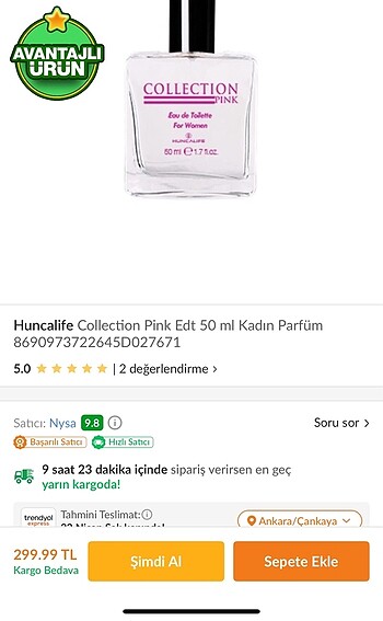 HUNCALIFE COLLECTION PINK