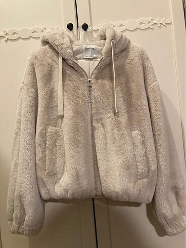 Bershka peluş ceket