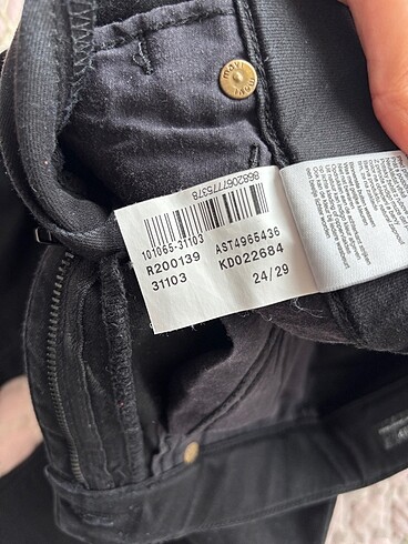 Mavi Siyah Skinny Jean - Görsel 6