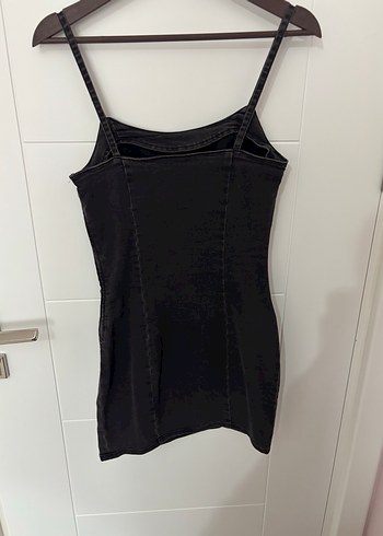 H&M antrasit kot elbise - Görsel 2