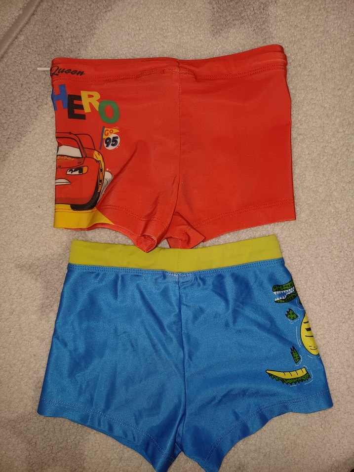 Renkli Baskılı Erkek Çocuk Mayo Şortları - Görsel 4