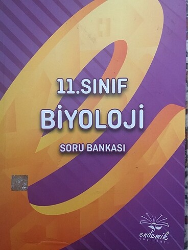 Endemik Yayınları 11.sınıf BİYOLOJİ Soru Bankası