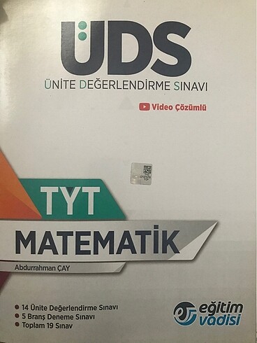 Eğitim vadisi TYT MATEMATİK ÜDS