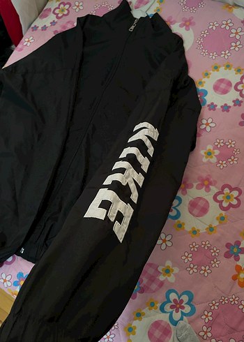 nike siyah unisex yagmurluk - Görsel 2