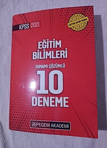 Eğitim Bilimleri Pegem Akademi 10 Deneme