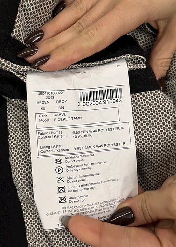 Kahverengi Erkek blazer Ceket - Görsel 3