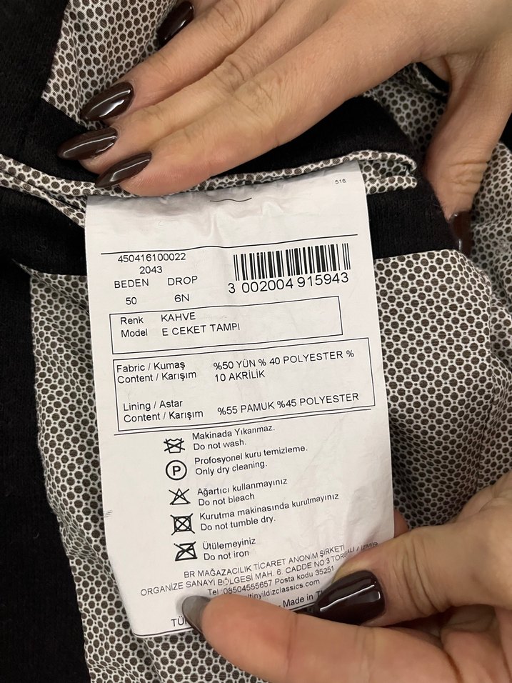 Kahverengi Erkek blazer Ceket - Görsel 3