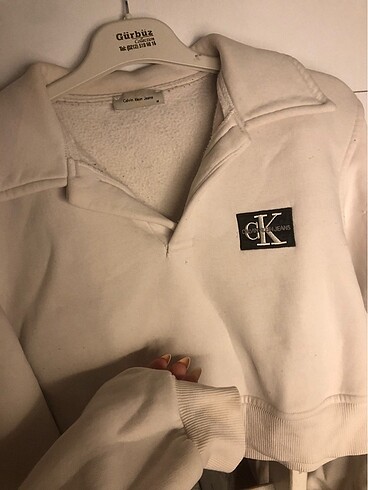 calvin klein crop sweat