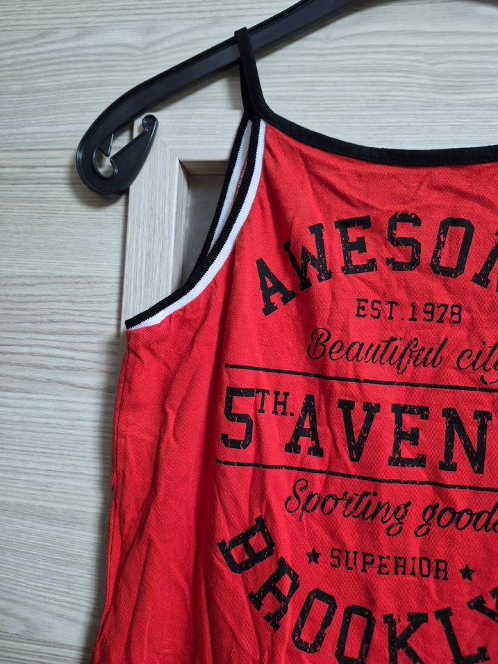 Kırmızı Kemerli Kız Çocuk Elbise - Görsel 3